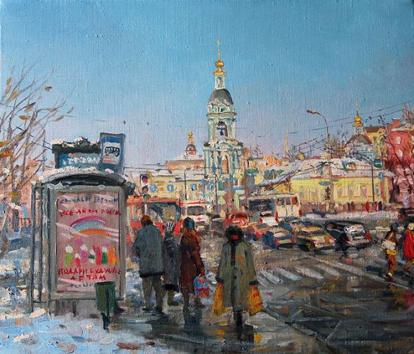 Выставка "Москва и москвичи" в интерьерах Натальи Леоновой и пейзажах Олега Леонова открывается в Москве